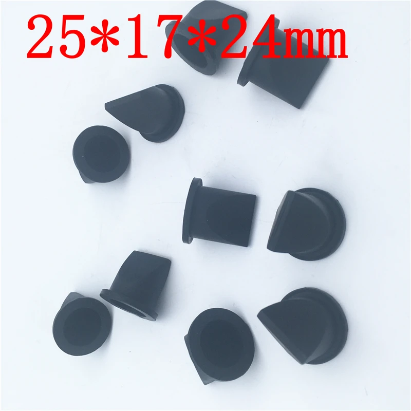 10PCS  25 * 17 * 24MM large silicone black anti-backflow duckbill valve  Check valve for ice cream machine