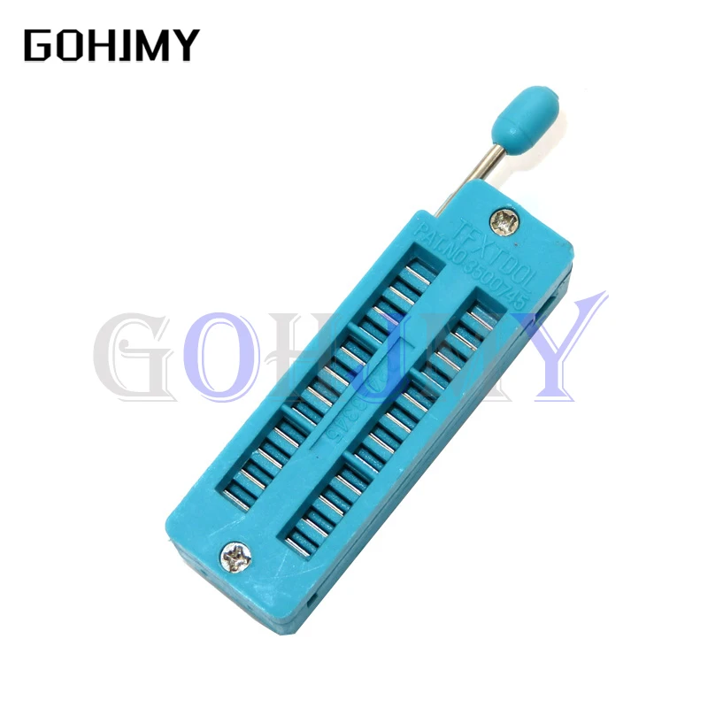 1PCS 2.54MM IC lock seat  socket Test Universal ZIF sockets 14Pin 16Pin 18Pin 20Pin 24Pin 28Pin 14P 16P 18P 20P 24 28P IC socket