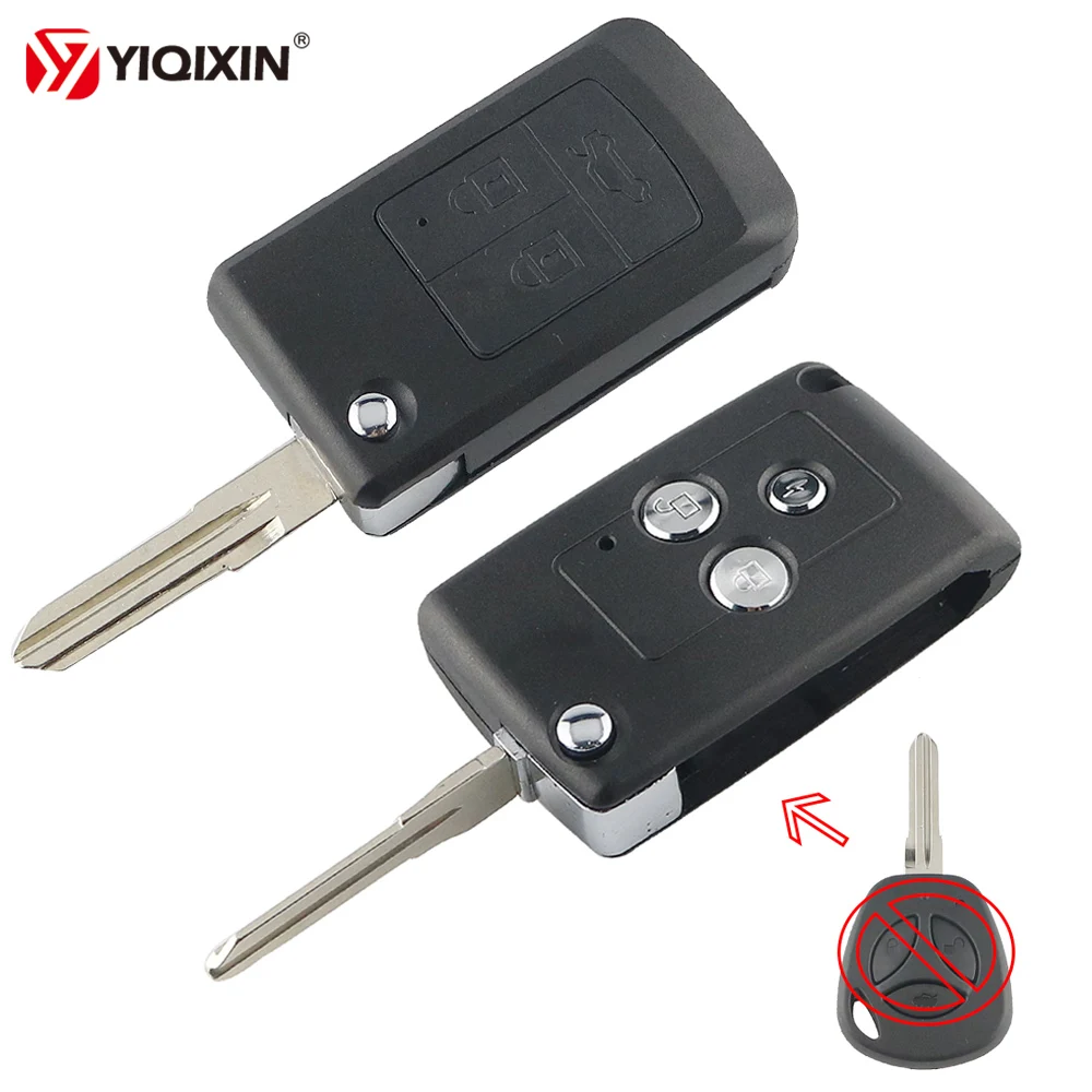 YIQIXIN New 2 Style Key 3 Button modificato Flip pieghevole Remote Car Key Shell per Lada Priora Niva Vaz Granta Samara 2108 Xray