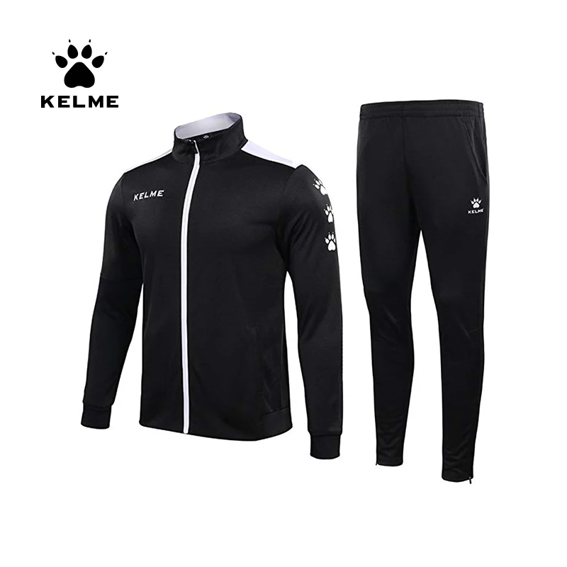 KELME Men's Sportswear Warm Tracksuit Jacket Sweatpants Running Sets Jogging Suits Male Joggers Fitness Sport Suit Men 3771200