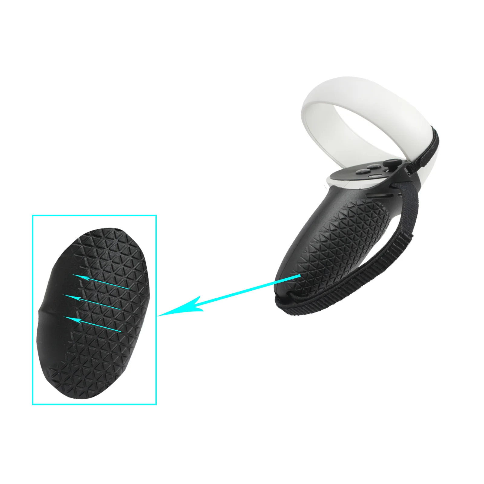 Ốp Bộ Điều Khiển Tay Cầm Ốp Lưng Bảo Vệ Chống Trượt Chống Sốc Vỏ Game Phụ Kiện Cho Oculus Quest2 Tai Nghe VR.