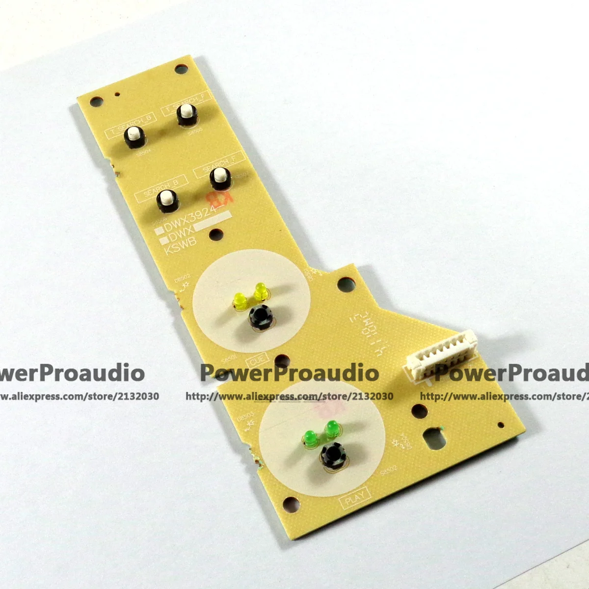 Play Pause Cue Switch KSWB PCB for Pioneer XDJ 1000 1000MK2 (DWX3604 / DWX3924) yellow Board