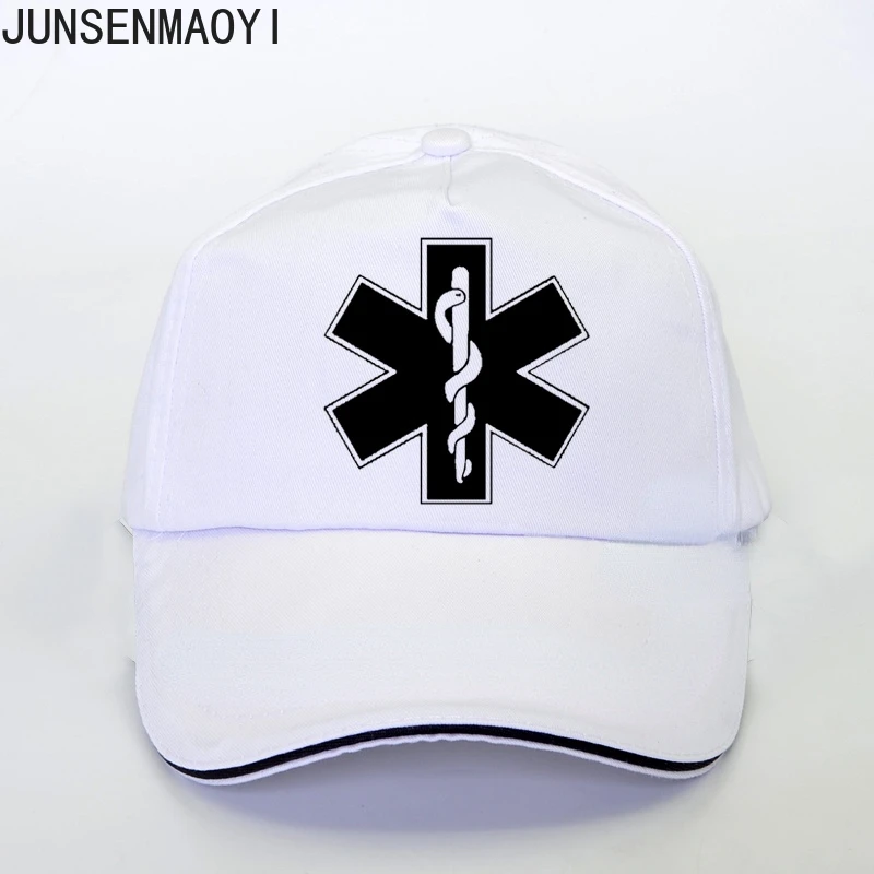 EMT Emergency Ambulance Print Baseball cap Brand hip hop cap high summer Men women Unisex adjustable snapback Trucker hat