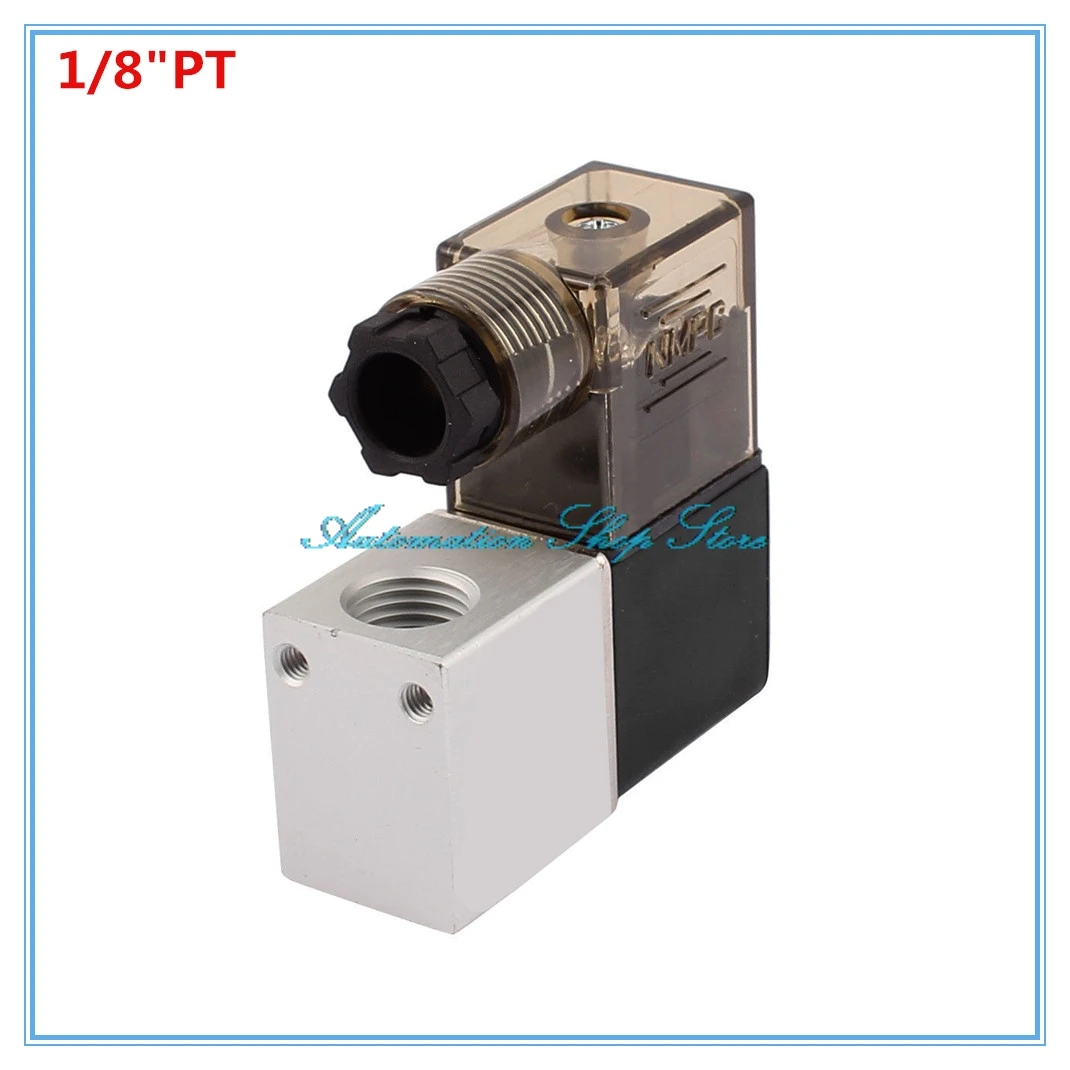 DC12V DC24V AC110V AC220V 2Port 2Pos 1/8