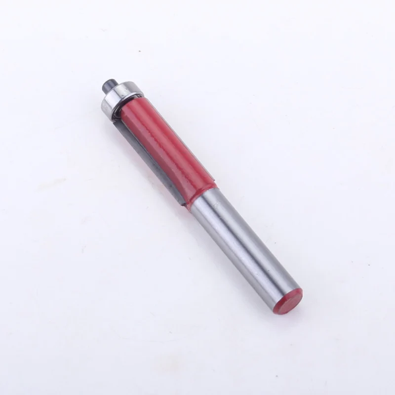 1Pc 8mm SHANK 9.52mmD blade flush bit Flush Trim Router Bit End Bearing For Woodworking Cutting Tool