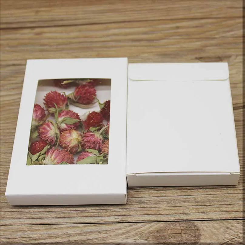 10pc Mulit size window box jewelry packing box white big gift package box wedding candy favors decoration box party suppiles