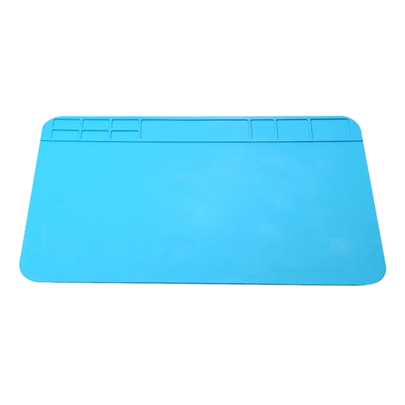 1PC 300*200mm Insulation Pad Heat-Resistant Silicon Soldering Mat Work Pad Desk Platform Solder Rework Repair Tool Station Pad