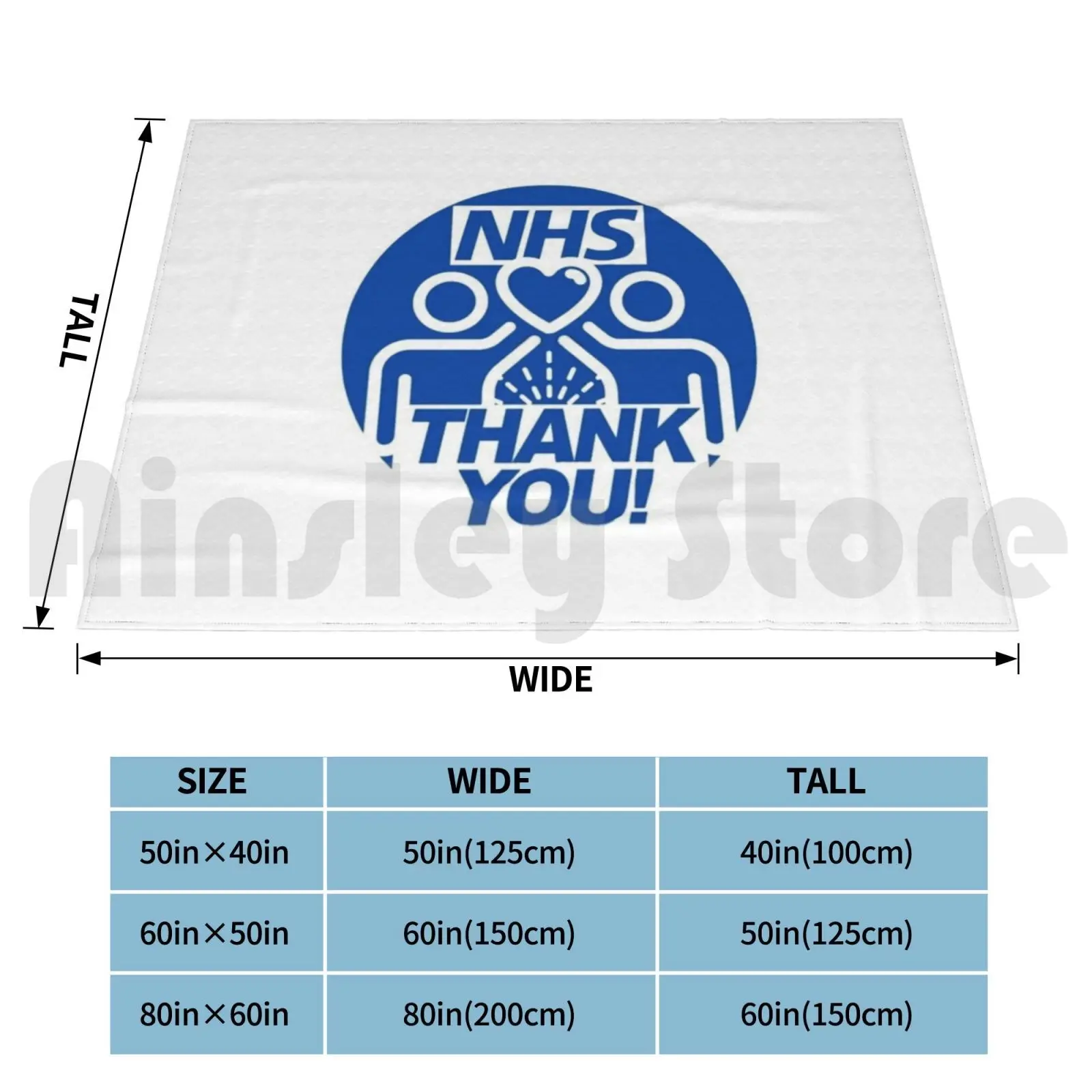 Thank You Nhs Blanket Super Soft Warm Light Thin Thank You Rainbow Support Thank You Rainbow Nhs Nurse Nhs Nhs Heroes