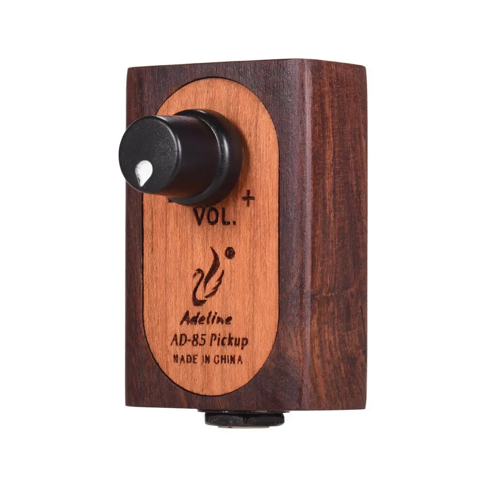 Adeline AD-85 Wooden Guitar Pickup Ukulele/Kalimba/Madolin Pickup with Volume Control Guitar Classical Pickup Transducer