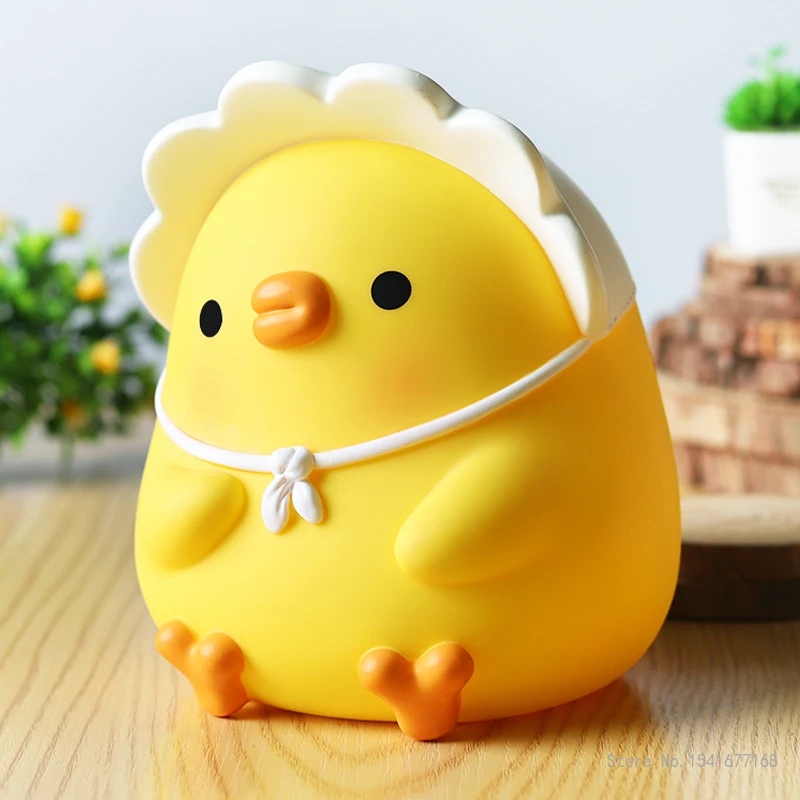 Duck Shaped Piggy Bank, Resistant Money Box, Can Save and Take Coin Safe Deposit Box, Creative Ornaments, Children's Day Gift