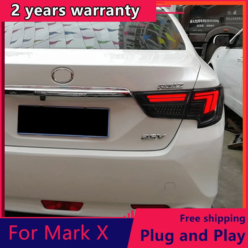 Car Styling for To yota Reiz Taillight assembly 2013-2017 Mark X LED Tail Light Rear Lamp DRL+Brake+Park+Signal+Reversing light