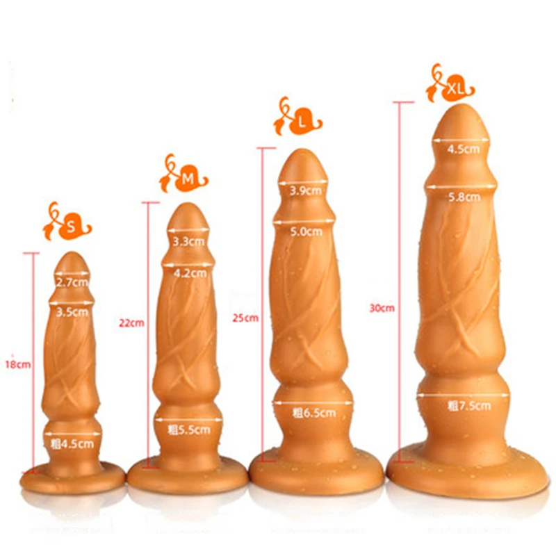 Liquid Silicone Huge Anal Dildo Big Butt Plug Vagina Anus Expander Stimulator Prostate Massager Adult Sex Toy For Men Women