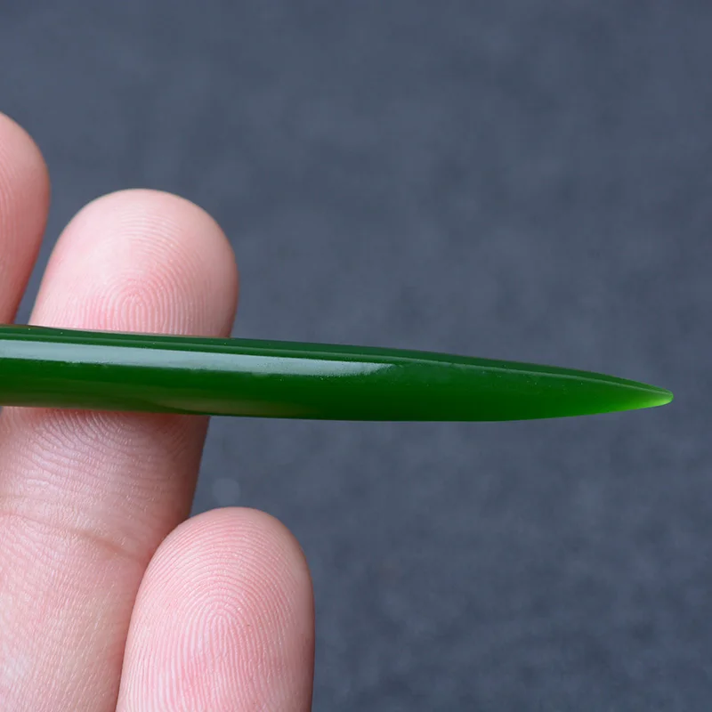 Jade Hairpin Hair Accessories Jade Hairpin Lady Hair Accessories Green Jade Hairpin - Image 2