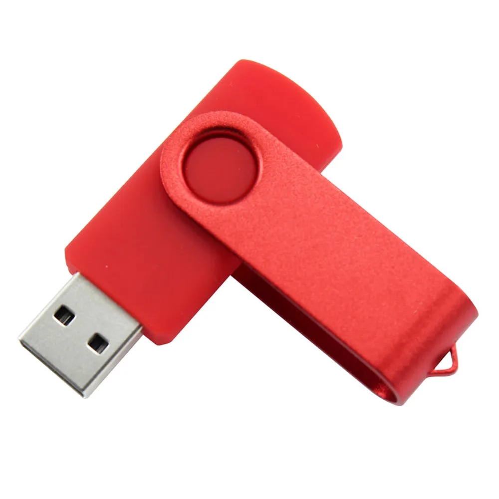 Custom logo 32GB 64GB USB Flash Folding Pendrive Swivel Flash Drive Memory Stick RotatingThumb Pen Storage for Computer Mac