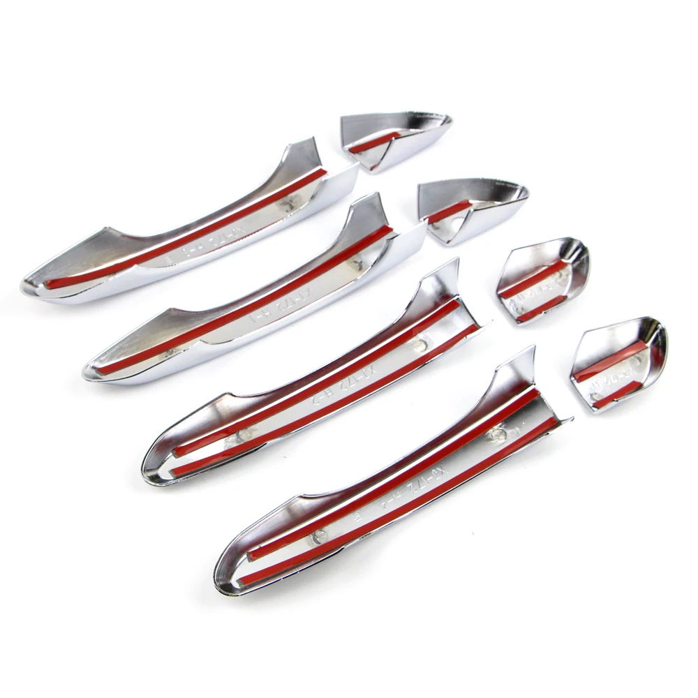 Exterior Door Handle Cover for Hyundai Tucson 2016 2017 2018 Chrome Molding Trim
