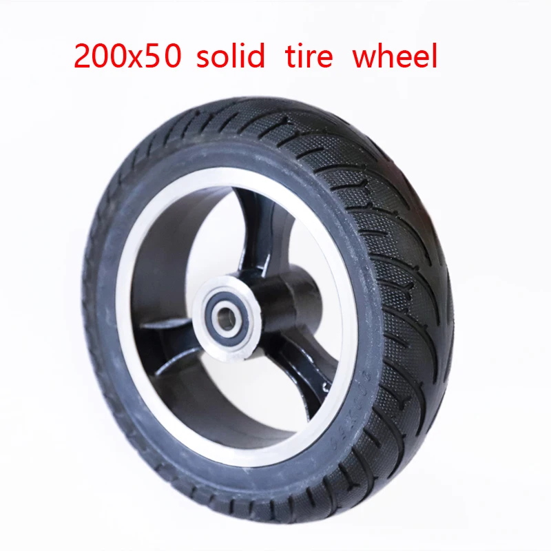 200x50 SOILD WHEEL FOR Electric Scooter Tyre With Wheel Hub 8