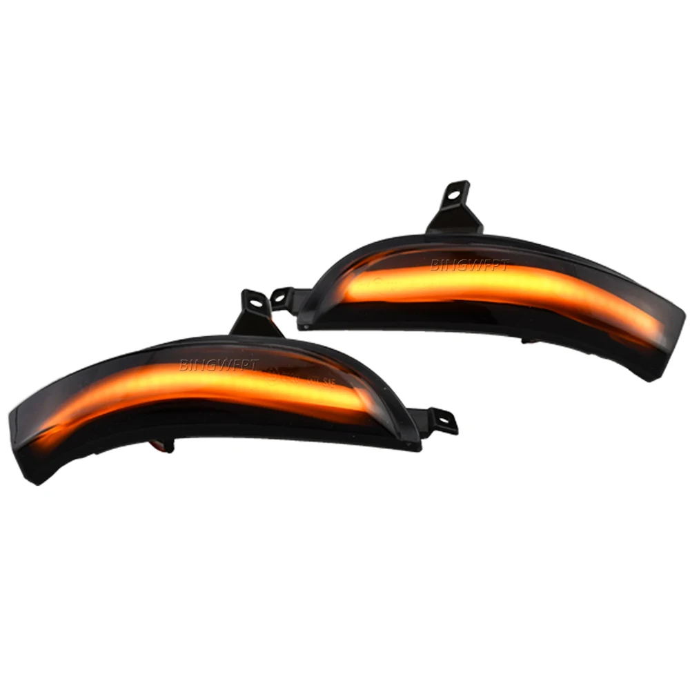 2pcs Turn Signal Light LED Dynamic Sequential Lamp For Renault Koleos HY 2011-2017 1st Gen. Mirror Blinker Indicator