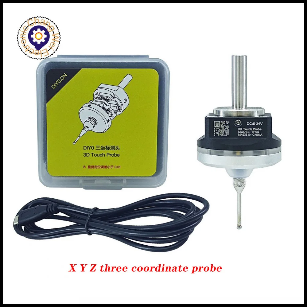 Free shipping CNC controller M350 3/4/5 axis 1MHz G code for CNC drilling and milling + V5 anti-roll 3D probe edge finder