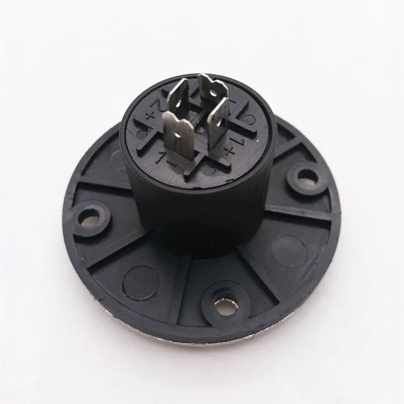 Buena calidad, nuevo enchufe redondo de 4 pines hembra, 4 polos, enchufe de altavoz profesional, enchufe de alimentación de audio, Conector de altavoz