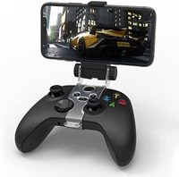 Foldable Clamp Holder Cellphone Stand with Adjustable Bracket Clip Mount for X-Series S/X, for Xbox One/S/X Wireless Controller