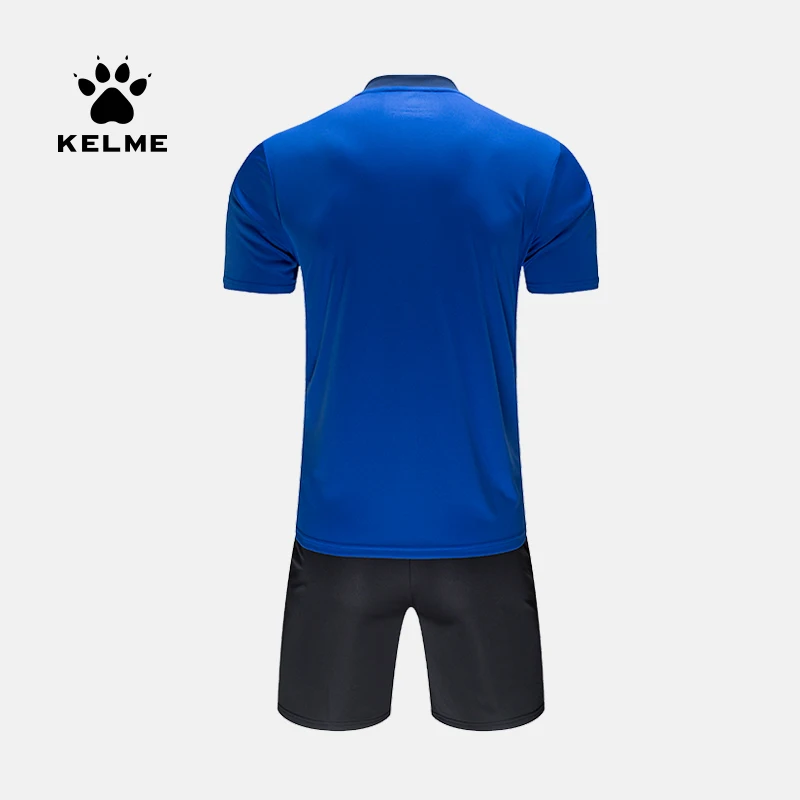 KELME Custom Men\'s Football Uniform Soccer Jersey Tracksuit Spotswear Short Sleeve Kid\'s Jersey Soccer Shorts Set Male 3891047