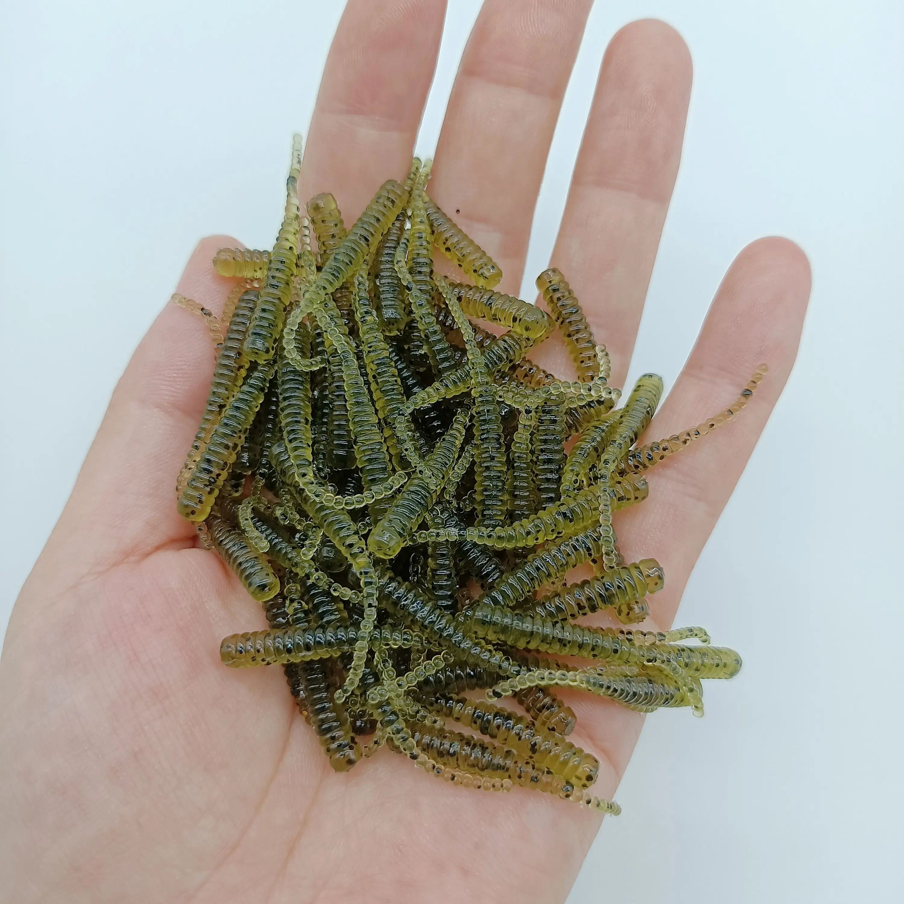 DUODUOYU 20 TEILE/LOS AJING Weicher Köder Rockfish Angeln Lockt 0,36g/40mm MINI Künstliche Köder Swimbaits Jig locken Wobbler Wurm Tackle – Detail 5