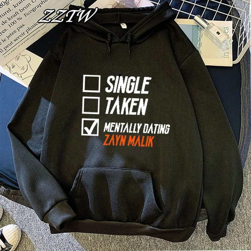 Letter Nobody Is Listening Hoodies Women 2021 Summer Fahion Zayn Malik Streetwear oversized hoodie Femme aesthetic harajuku