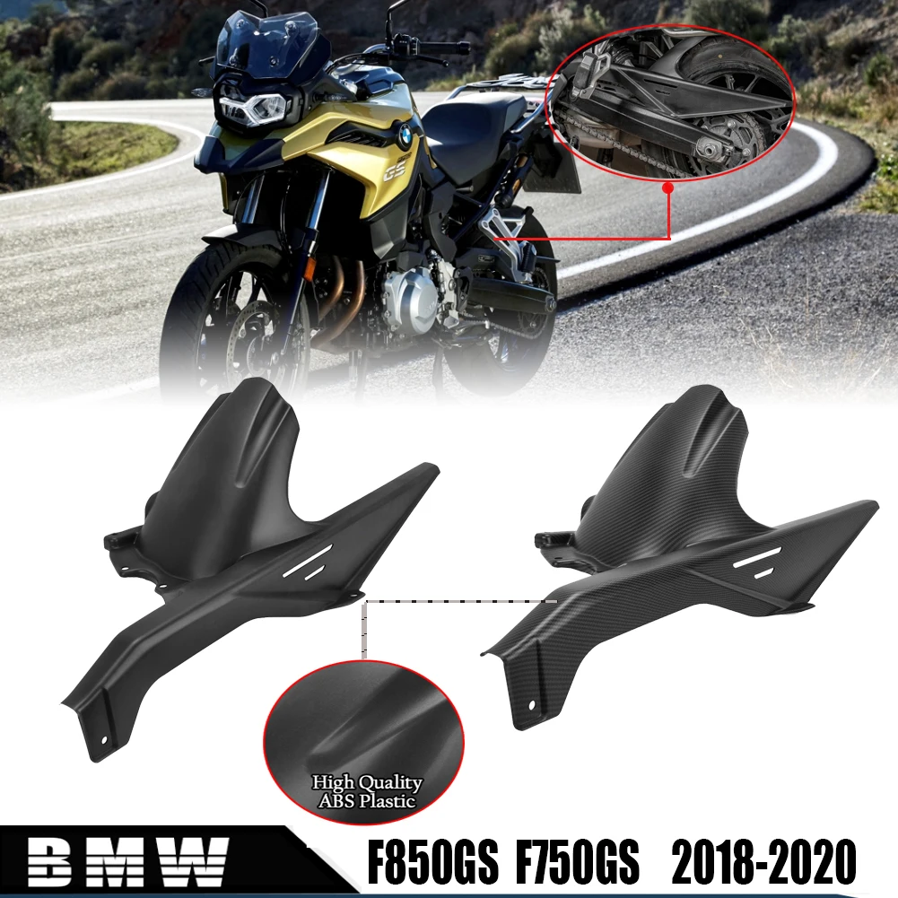 

For BMW F750GS F850GS Motorcycle Rear Fender Mount Hugger Mudguard Splash Guard Cover for 2018-2020 F750 F850 GS Chain Cover