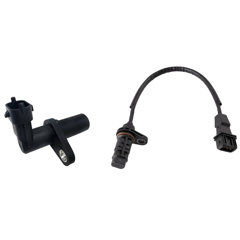 2Pcs Crankshaft Position Sensor for Hyundai I10 I20 Kia Picanto Rio, for Hyundai Santa Fe Kia 2.0L 2.4L 2006-2013