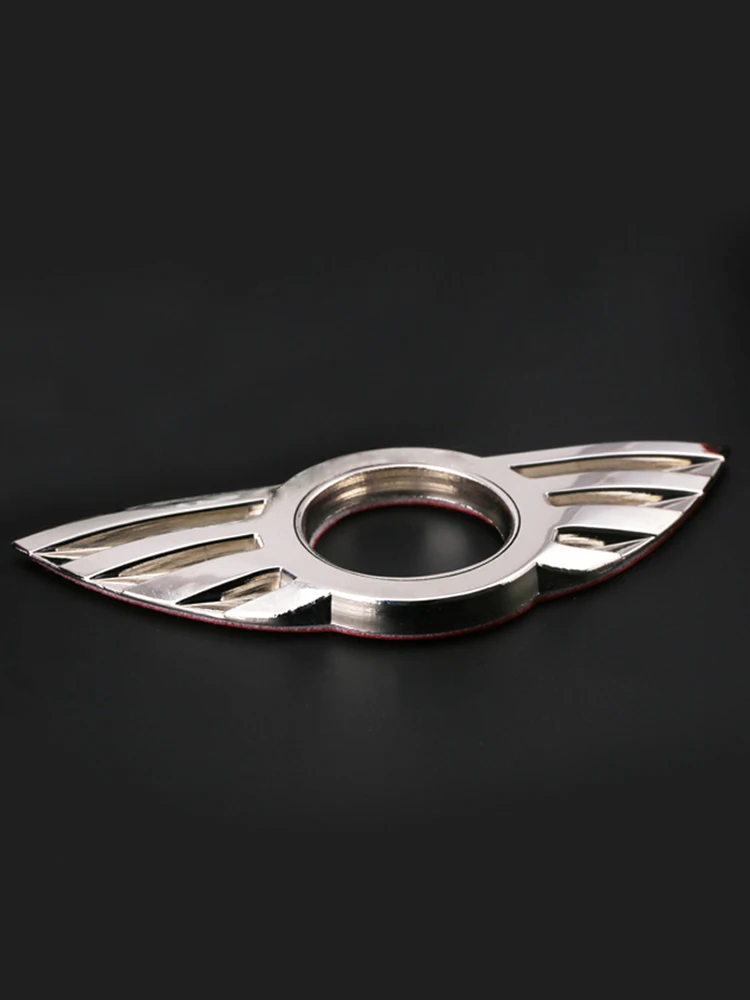 1x 3D Metal Car Door Pin Lock Wing Badge Emblem For BMW MINI Cooper S ONE Roadster Clubman Coupe Countryman Accessories