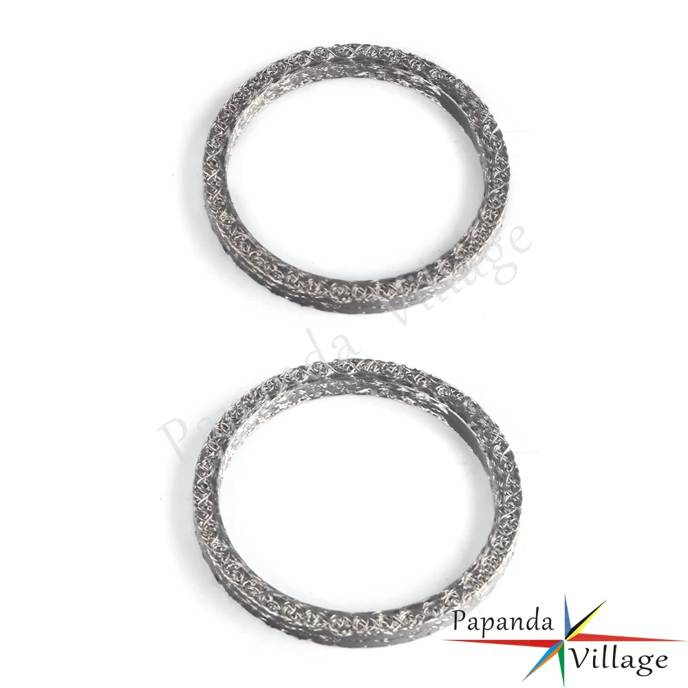 دراجة نارية العادم الخمار طوقا ل هارلي كبير التوأم سبورتستر 883 1200 FLHR FLHS 1984 + ماسورة العادم حلقة لإحكام الإغلاق رأس طوقا