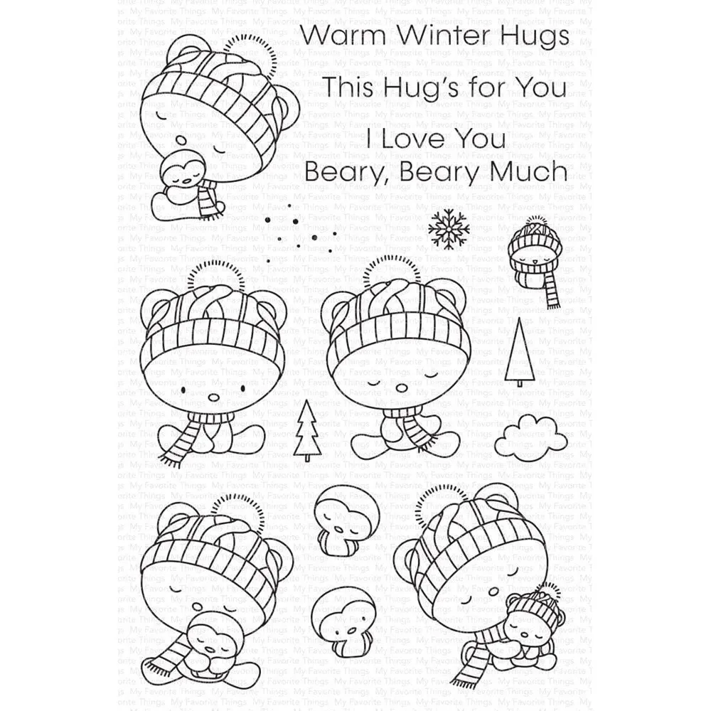 Warm Winter Hugs Cutting Dies Scrapbooking for New Arrival 2021 Clear Stamps Paper Making Embossing Frames Card Craft 3
