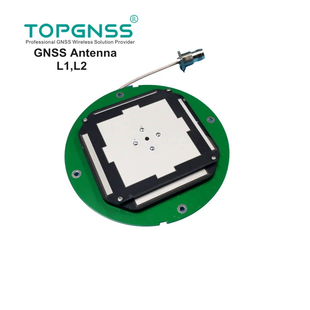 TOPGNSS High-precision RTK GNSS GPS antenna ZED-F9P GPS Antenna high gain CORS Antenna TNC-K  3-18V GNSS GPS GLO GAL BDS,TOP156