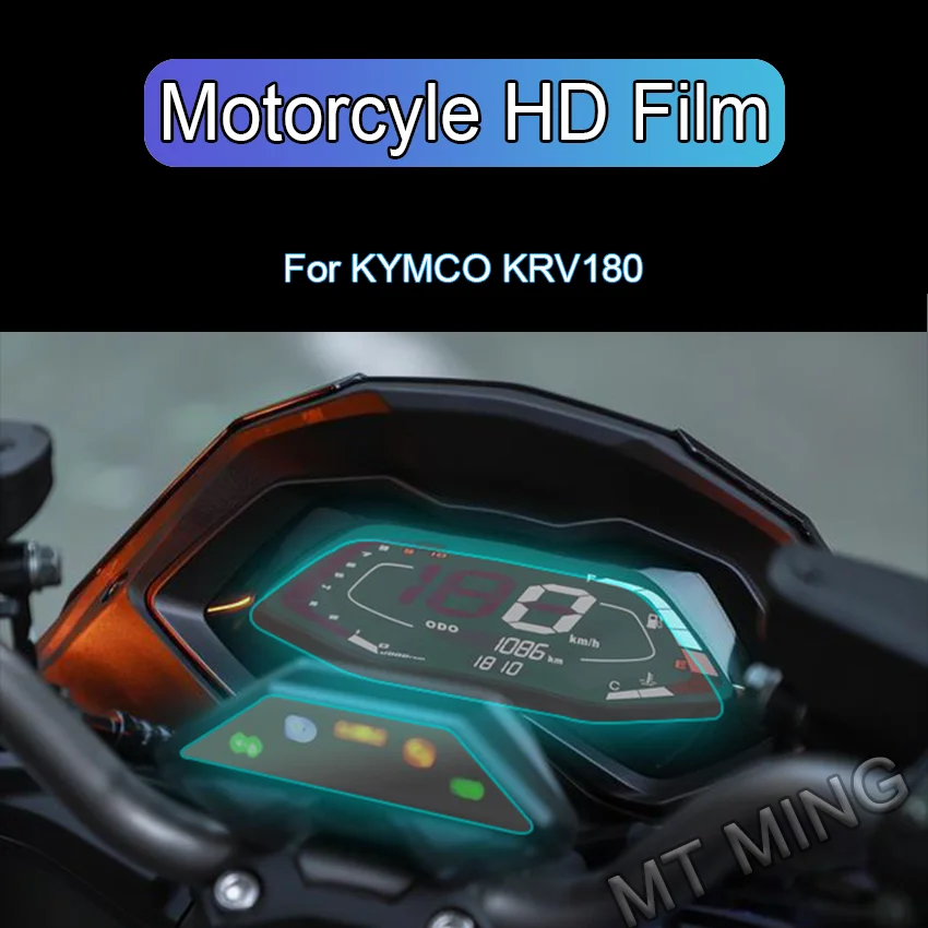 Motorcycle Cluster Scratch Protection Film Screen Protector Dashboard Instrument For KYMCO KRV180