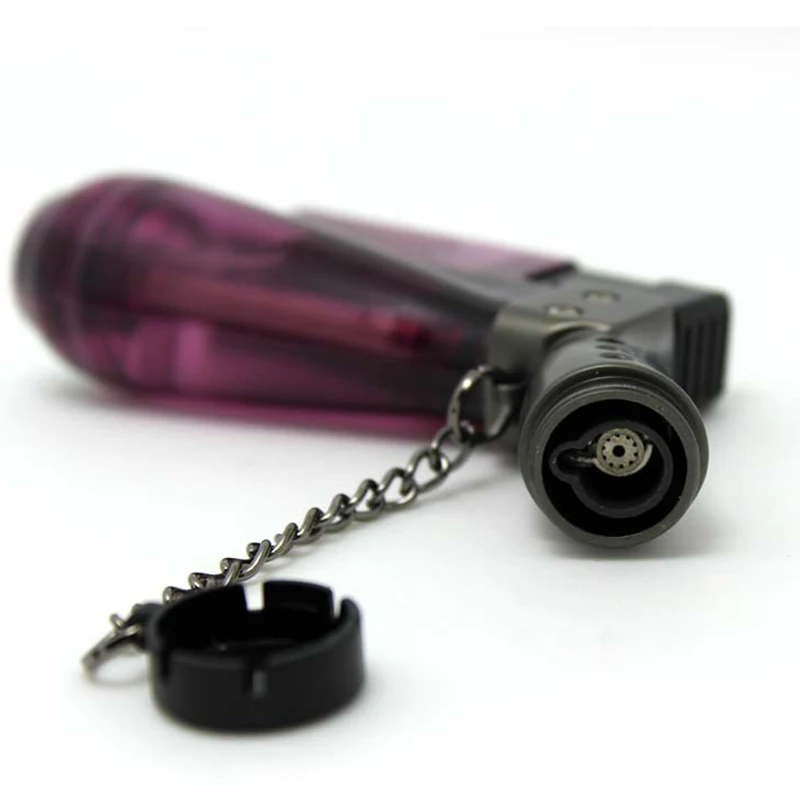 Cigarette Cigar for Windproof Refillable 1300\'C Butane Jet Torch Gas Lighter