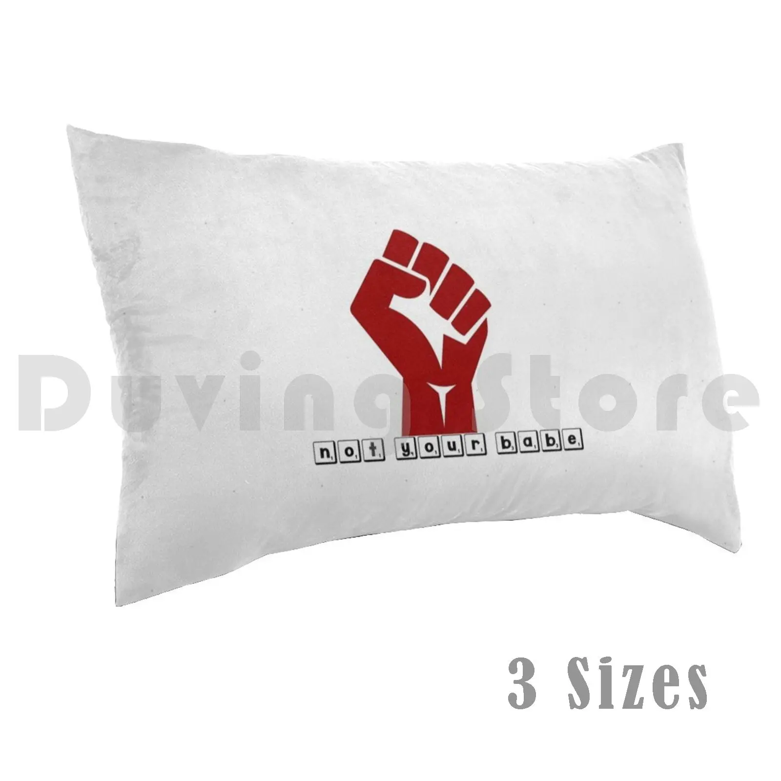 

Not Your Babe. Pillow Case Printed 35x50 Hmt Handmaids Tale Praised Be Praised Red Slave