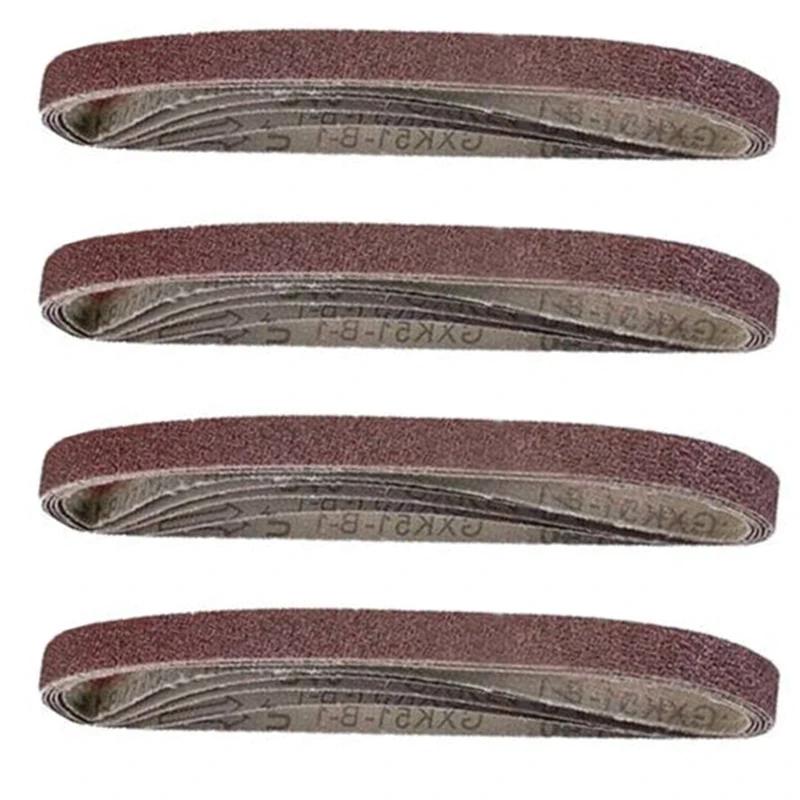 20Pcs 13* 457mm Grits Sanding Belts Mixed Grits 40 60 80 120 Abrasive for Sander Power Tool Wood Soft Metal Polishing Grinder