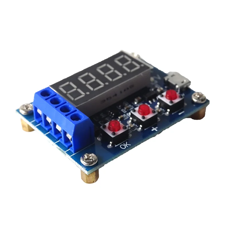 Tester batteria ZB2L3 18650 Display digitale a LED sorgente batteria al litio misuratore di scarica di capacità al piombo