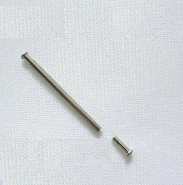 1.2mm Thick Watch Bracelet Buckle Fastening Tube with Friction Pin for Strap Clasp 8mm to 27mm W4944