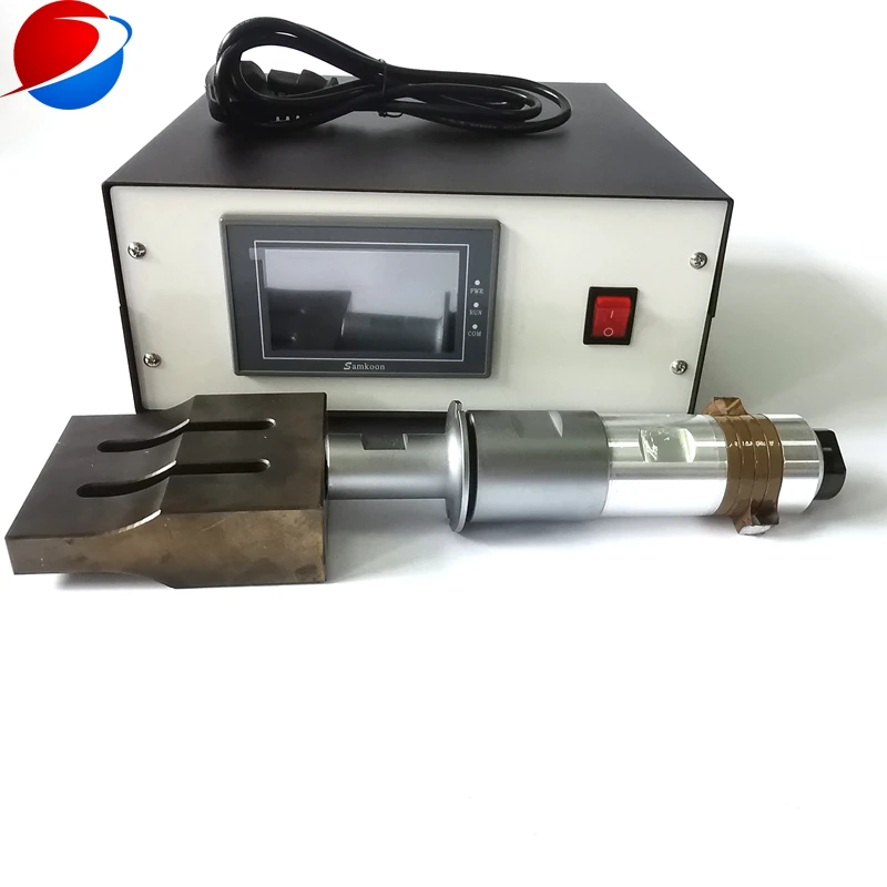 20khz Ultrasonic Face-Mask Making Machine 2000w Ultrasonic generator and transducer with horn