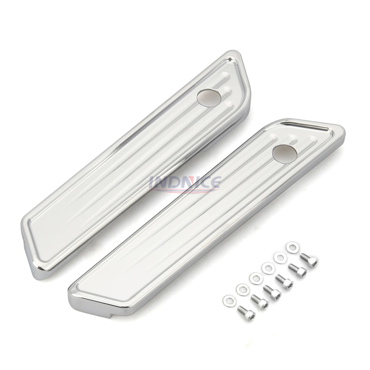 CHROMED CNC CNC Cut Saddlebag hinge Covers For harley Street Glide Special FLHXS Road Glide FLTRX 2014-20