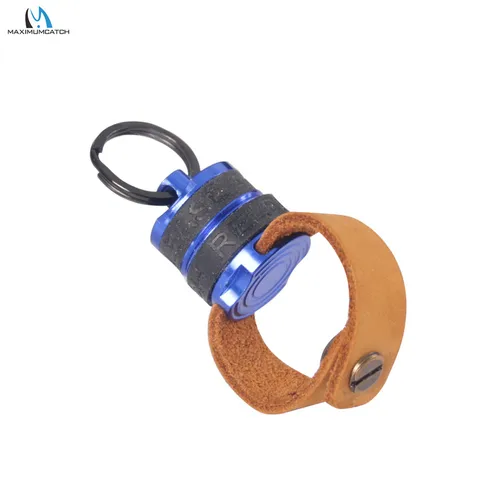Imagen 2 del producto Maximumcatch DE096 liberación de red magnética con cordón fuerte y correa de cuero soporte de red de aterrizaje accesorio de pesca con mosca