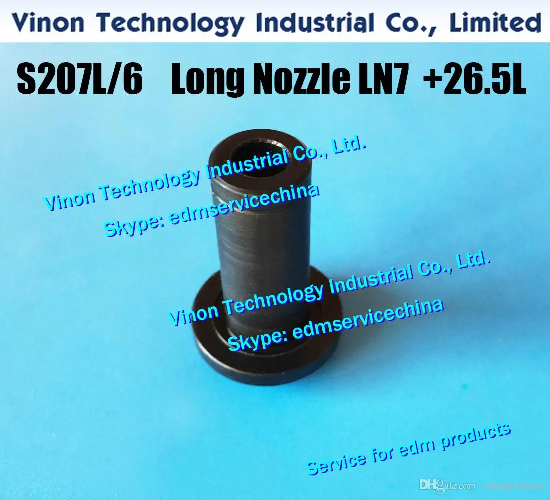 (2pcs/set) ID=6+26.5Lmm S207L7/6 Long Nozzle LN7 Upper 3082396, Water Nozzle 0204109 for Sodic k AQ.A.EPOC type 86-2/90-1 series