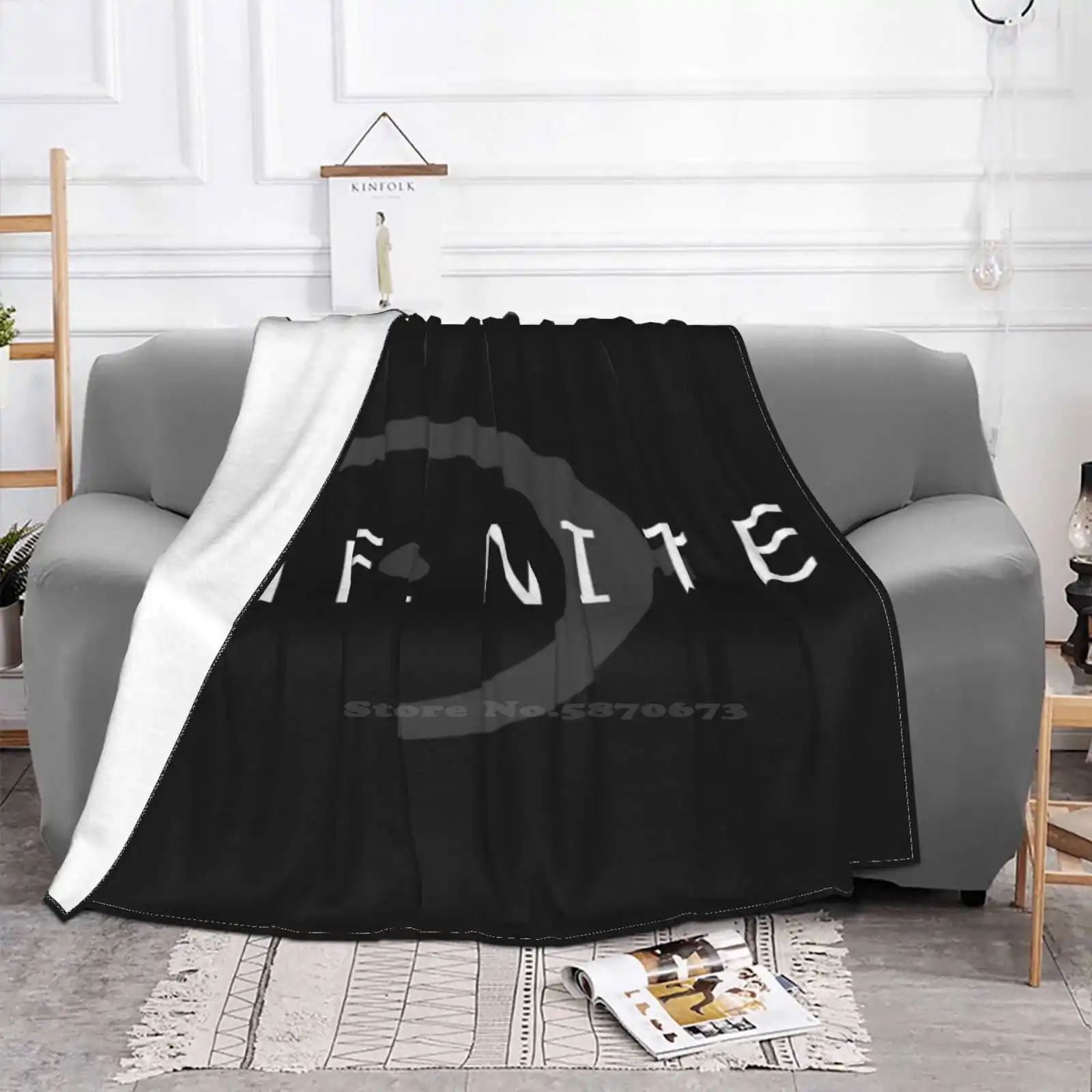 Infinite Shaggy Throw Soft Blanket Sofa / Bed / Travel Love Gifts Infinite Series X One Pc Mcc Next Gen Odst Reach 2