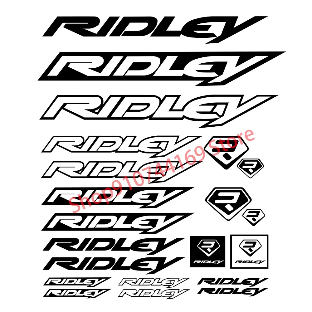 لمجموعة ملصقات شارات الدراجة Ridley MTB DH Bike Freeride Racing Road