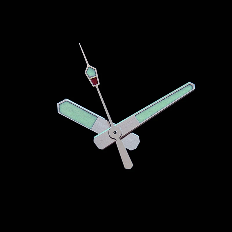 Green Luminous Watch SKX/SBBN Hands Set for NH35 NH36 Watch Movement Three Pointers Green Luminous Needles Repair Parts