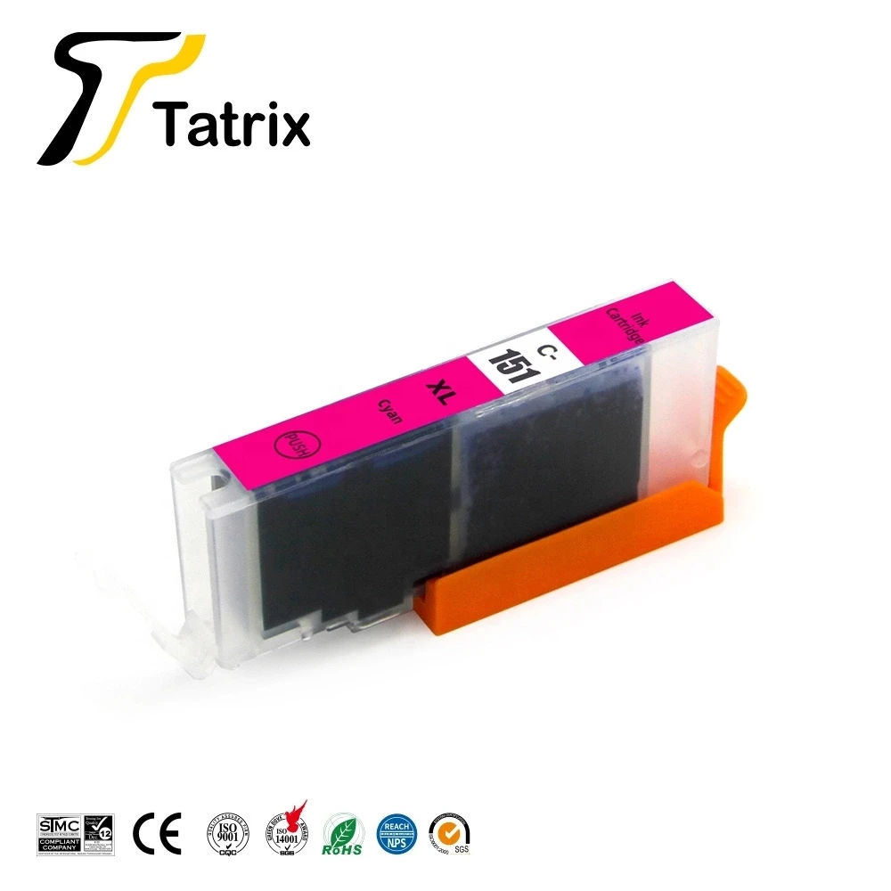Tatrix For Canon PGI 150XL CLI 151XL PGI150 CLI151 Compatible Ink Cartridge PIXMA MG6310/PIXMA MG7110/MG7510/Ip8710 Printer view 3