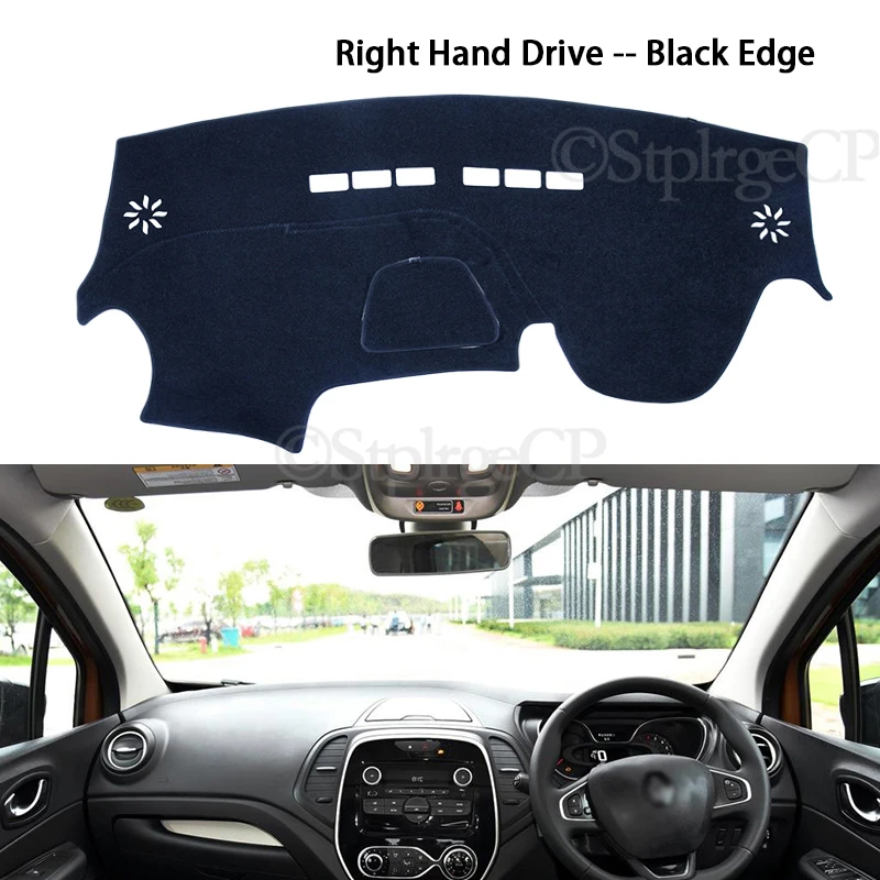 for Renault Captur 2013~2018 Samsung QM3 Anti-Slip Mat Dashboard Cover Pad Sunshade Dashmat Car Accessories 2014 2015 2016 2017