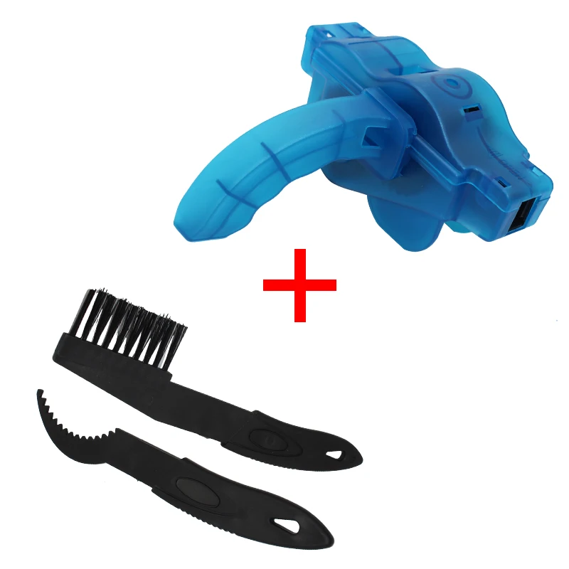 Bicycle Chain Cleaner Scrubber Brushes Mountain Bike Wash Tool Set Cycling Cleaning Kit Bicycle Repair Tools Bicycle Accessories