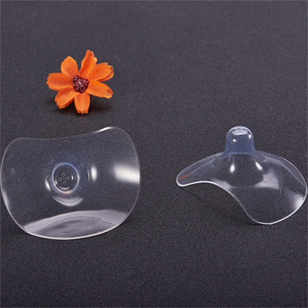 1Pair Silicone Nipple Protectors Feeding Mothers Nipple Shields Protection Cover Breastfeeding Mother Milk Silicone Nipple Cover